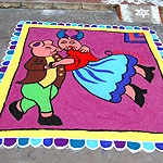 Carpet rangoli designs collection