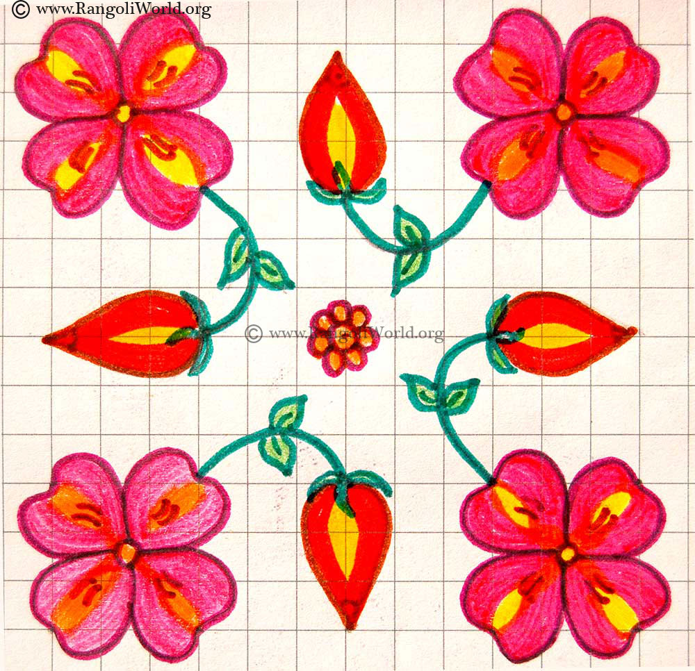 Flower Kolam