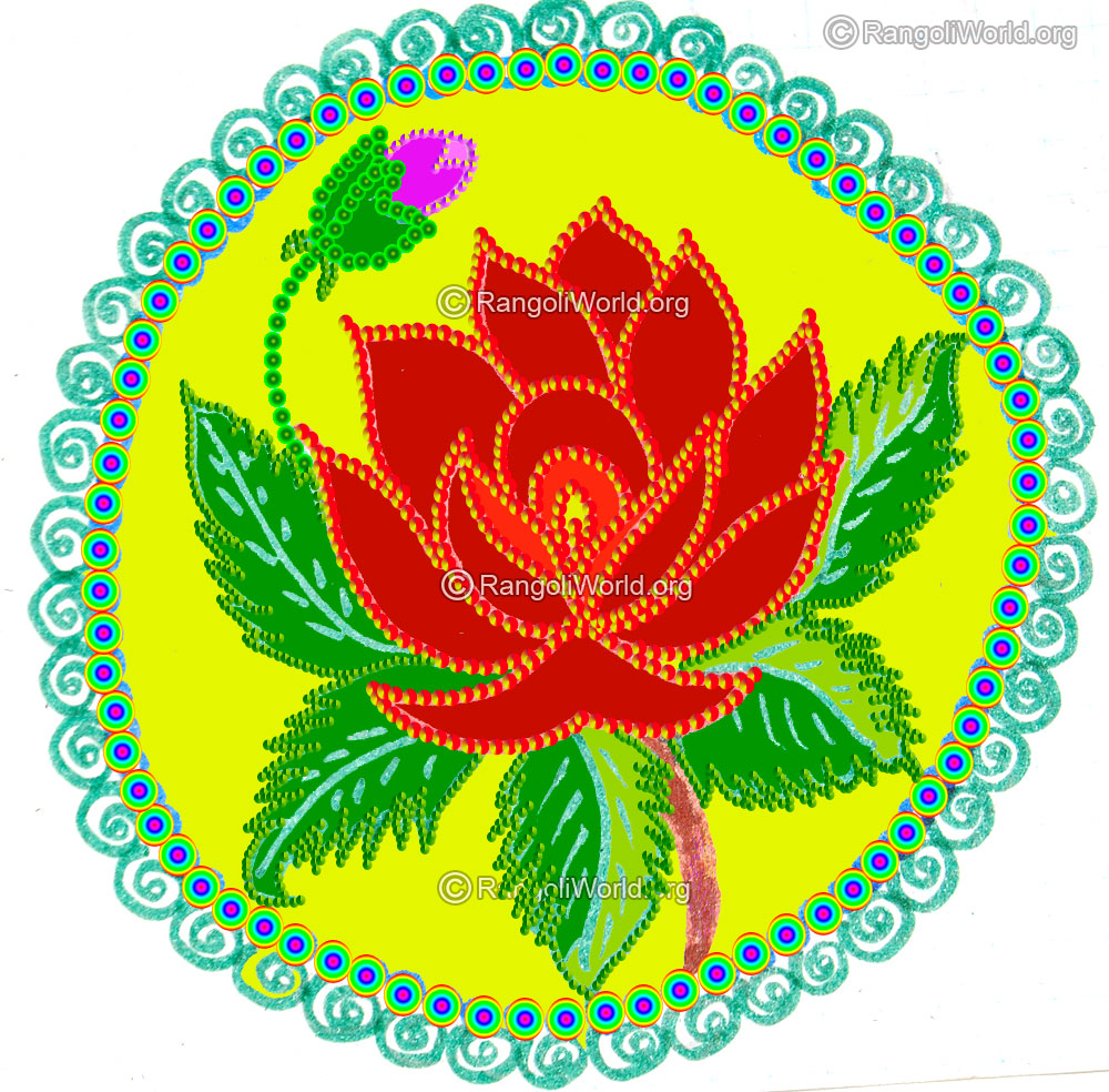 Daily rangoli designs gallery -For Everyday, Poojas or Celebrations