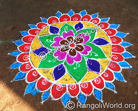 Simple Festival Rangoli