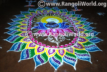 Pongal festival rangoli 2017