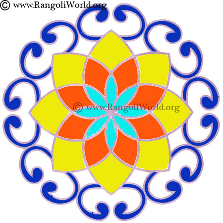 Flower Rangoli