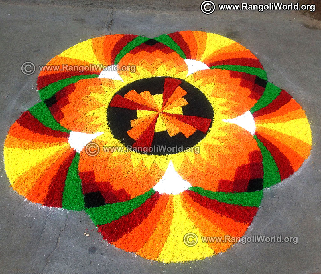 Rangoliworld - Colourful freehand rangoli design 3 - https ...