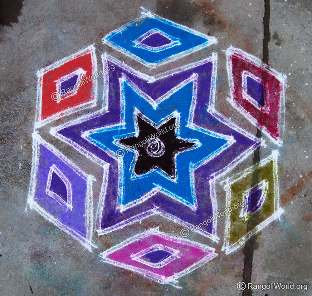 Diamond Rangoli