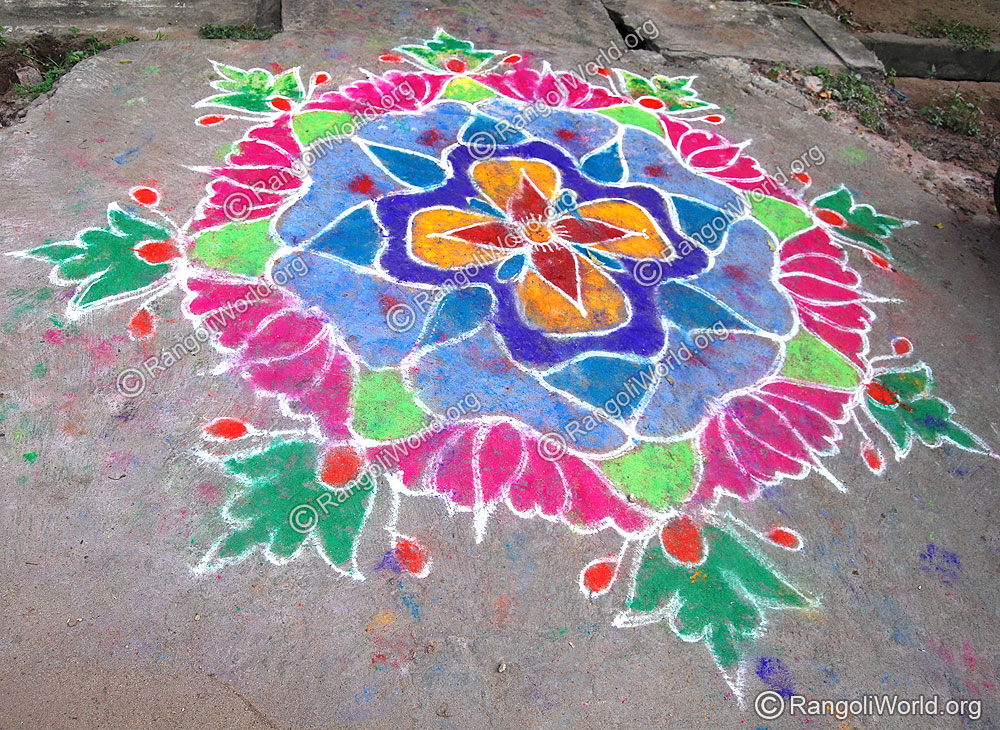 Flower Rangoli