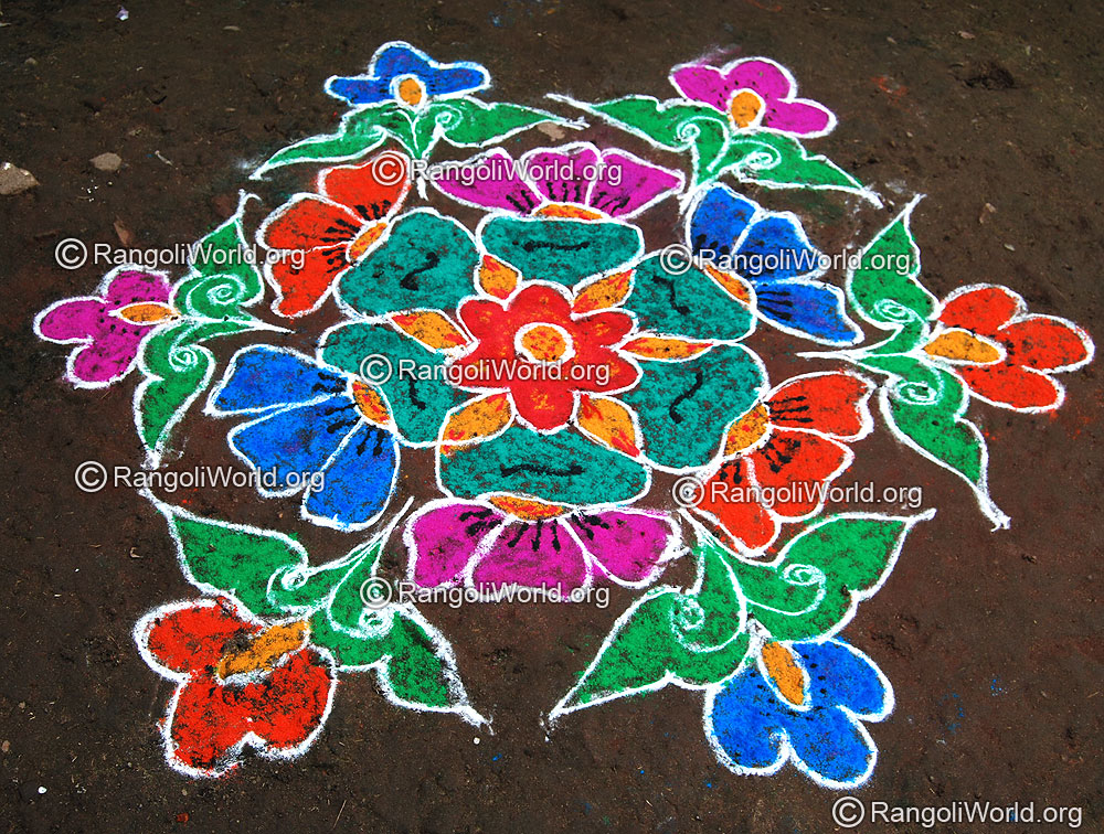 Flower Rangoli