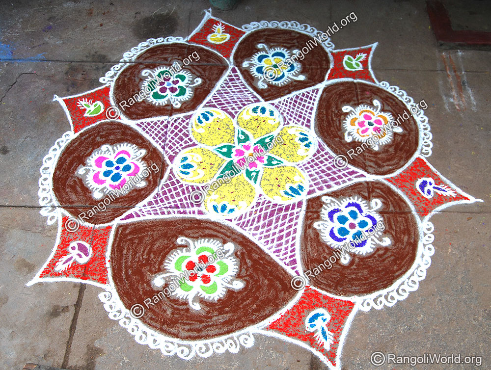 Freehand Rangoli