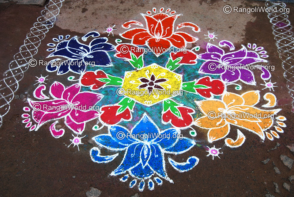 Lotus Collection Rangoli