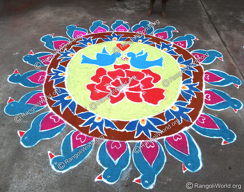 Penguin Rangoli