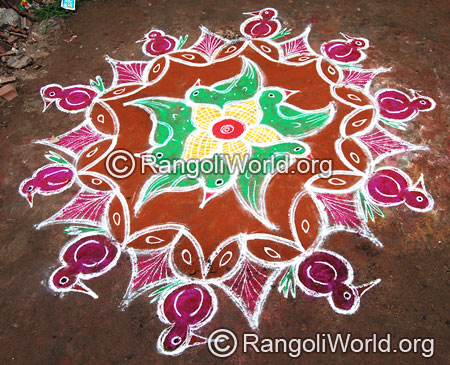 Street Rangoli Photos 4